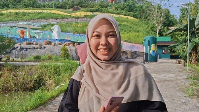 PENGUNJUNG - Waterpark Riam Mahony, Desa Padang Sari, Kecamatan Binuang, Kabupaten Tapin sajikan pengalaman seru bagi pengunjung.