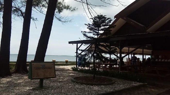 Panorama alam tersaji begitu indah di Pantai Jorong Beach Galam di Desa Swarangan, Kecamatan Jorong, Tanah Laut.