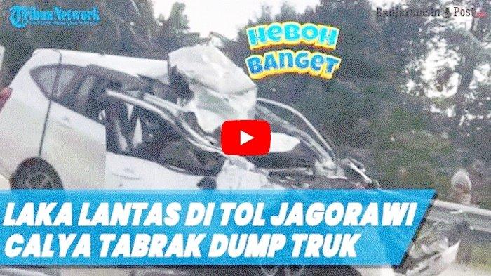 Calya Tabrak Vario di Tol, Bayi 1 Tahun dan Dua Orang Lainnya Dilarikan ke Rumah Sakit