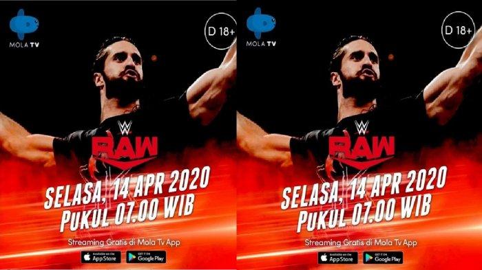 Jadwal Live Streaming Mola TV RAW WWE Selasa Mulai Pukul 07.00 WIB via