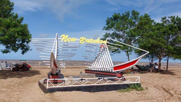 Pantai Batakan Baru memberikan pesona berbeda dengan berbagai fasilitas.