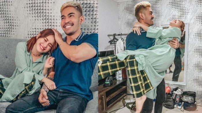 Potret mesra Ayu Ting Ting dan Robby Purba.