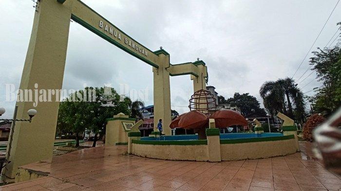Taman Sanggam di Kota Paringin, Kabupaten Balangan, Provinsi Kalimantan Selatan, Kamis (15/10/2020).