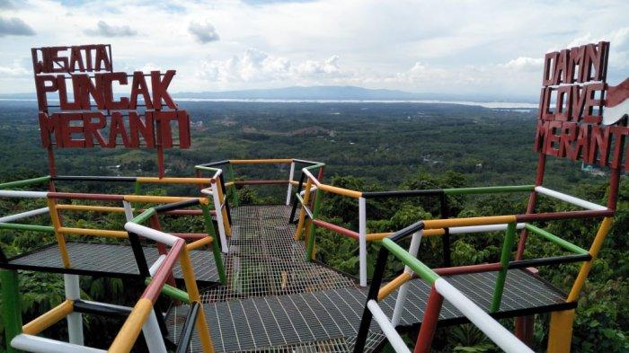 Wisata Puncak Meranti di Sebelimbingan, Pulau Laut Utara, Kabupaten Kotabaru.