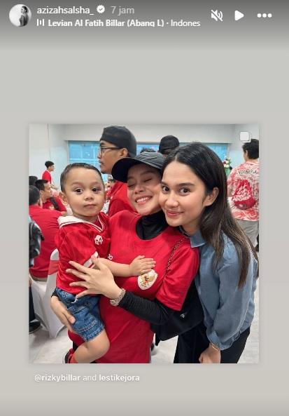 Azizah Salsha bersama Lesti dan Abang L.