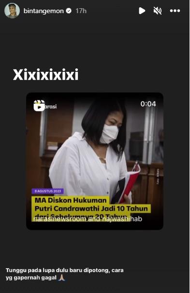 Postingan Bintang Emon soal hubungan Putri Candrawathi.