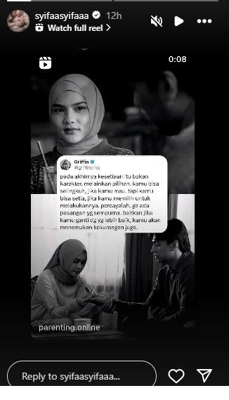 Postingan Syifa usai Ayu Ting Ting batal nikah.