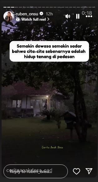 Selepas bercerai dari Sarwendah, artis sekaligus presenter Ruben Onsu singgung soal keinginan hidup tenang dan tinggalkan Jakarta.