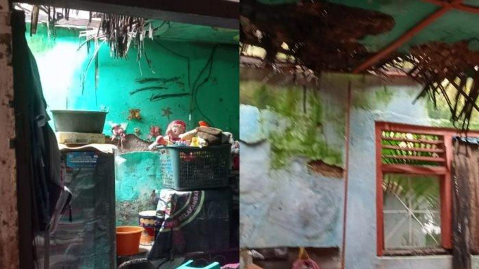 Achmad Fachroni, warga kampung Kota Baru, RT 03/16 nomor 12 L, Kelurahan Muara Ciujung Timur,  Rangkasbitung, Lebak, tinggal di rumah tidak layak.