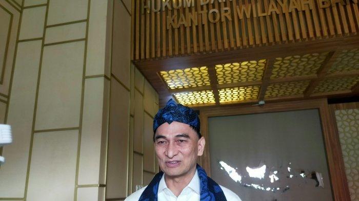 Anggota Komisi III DPR RI Ahmad Dimyati Natakusuma saat berkunjung ke Kanwil Kemenkumham Banten, Senin (17/7/2023).
