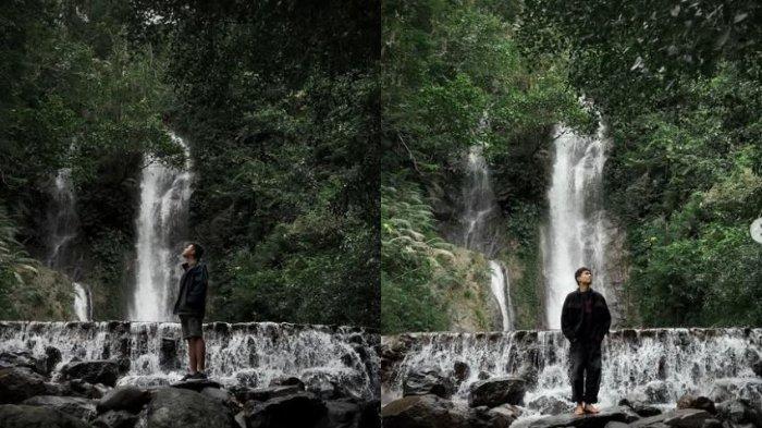 Kolase foto Curug Cilember.