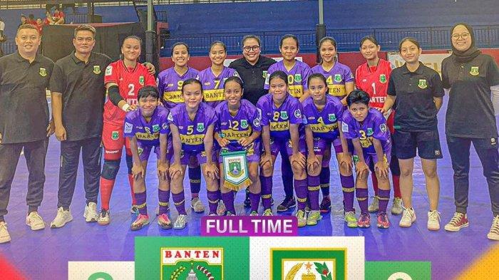 Tim Futsal Putri Banten berpeluang lolos ke PON XXI 2024 Aceh-Sumut.