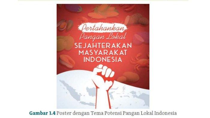 Gambar 1.4 Poster dengan Tema Potensi Pangan Lokal Indonesia