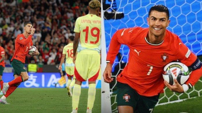Gol Cristiano Ronaldo di babak kedua, membuat laga Final UEFA Nations League 2025 Portugal vs Spanyol dilanjutkan ke babak tambahan waktu.