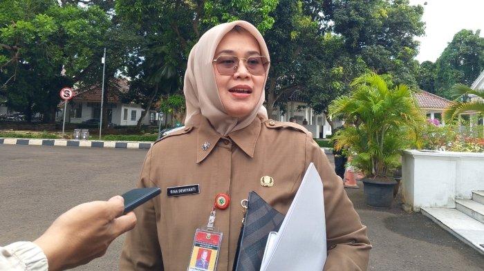 Kepala Badan Pengelola Keuangan dan Aset Daerah, Rina Dewiyanti saat ditemui di Gedung Negara, Kota Serang, Senin (10/3/2025).