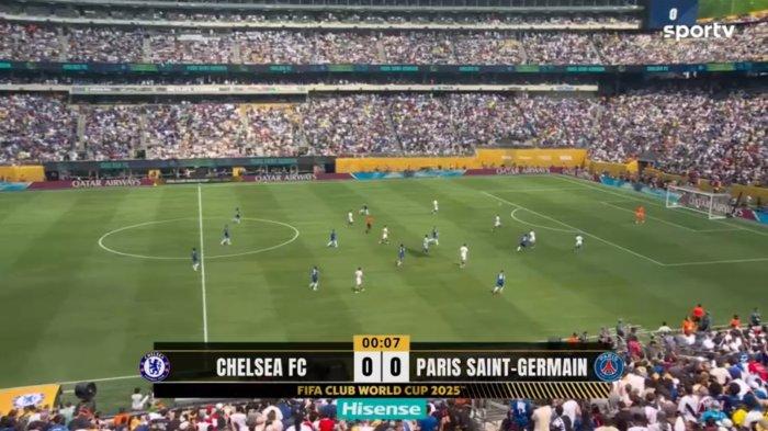 Kick off laga Final Piala Dunia Klub 2025 antara Chelsea vs PSG resmi bergulir, Senin (14/7/2025) pukul 02.05 WIB. 