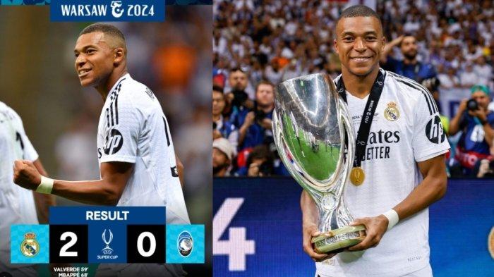 Kylian Mbappe mencatatkan rekor apik, kala melakoni debut di laga resmi bersama Real Madrid. 