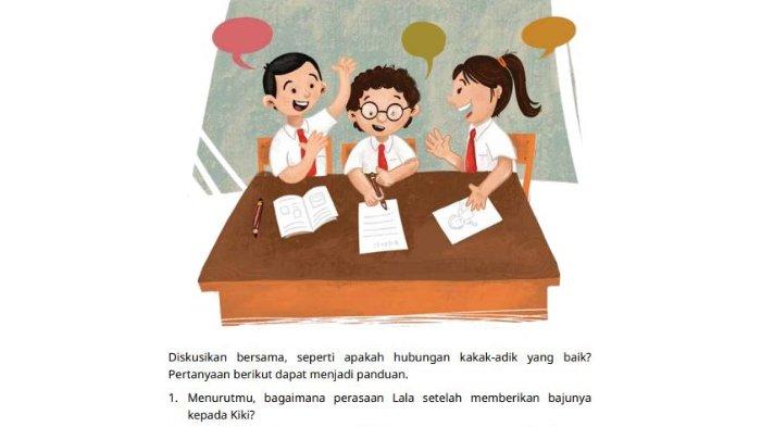 Menurutmu, bagaimana perasaan Lala setelah memberikan bajunya kepada Kiki?