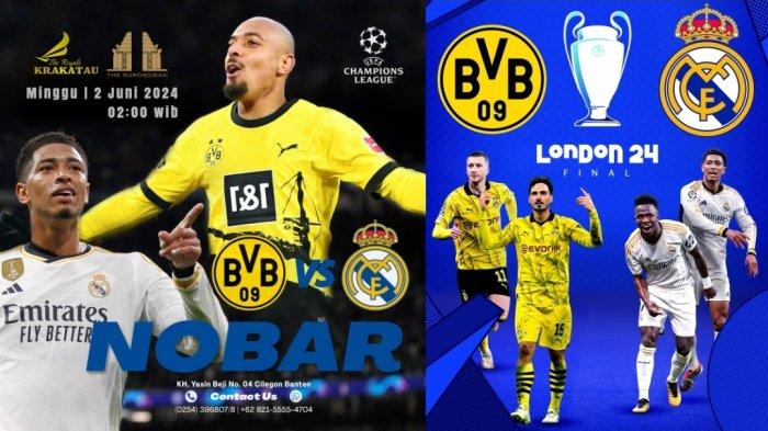 Ini Tempat Nobar Final Liga Champions Real Madrid vs Borussia Dortmund ...