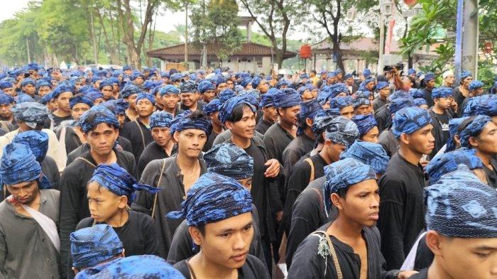 Ribuan masyarakat adat suku Baduy