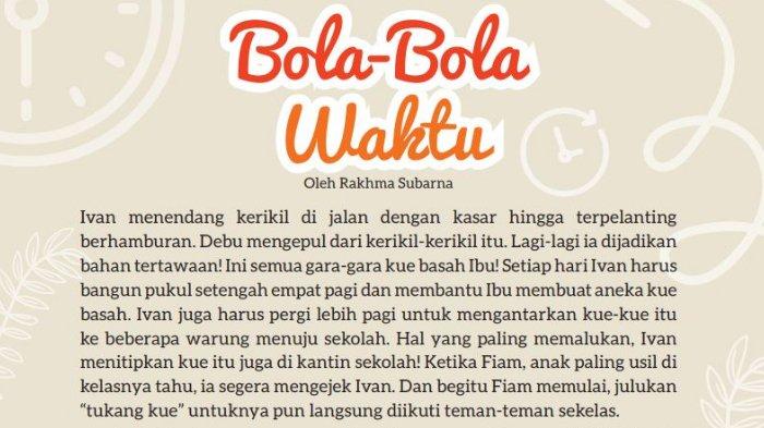 Siapakah nama tokoh cerita Bola-Bola Waktu?
