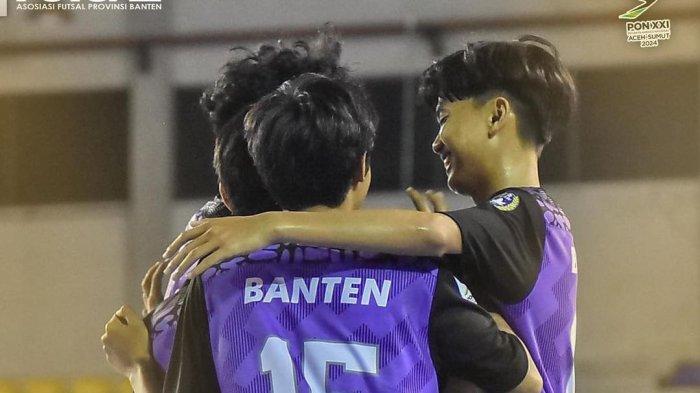 Tim Futsal Putra Banten hanya butuh hasil imbang di laga akhir untuk memastikan lolos PON XXI 2024.