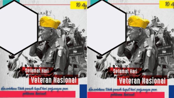 Setiap tanggal 10 Agustus diperingati Hari Veteran Nasional. Berikut ini kumpulan Twibbon Hari Veteran Nasional 2024.