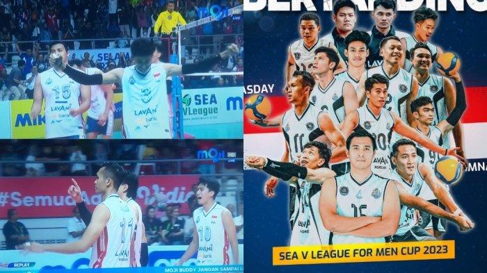 Timnas Voli Indonesia berhasil mengalahkan Thailand 3-1, dalam laga penentuan SEA V League 2023, Minggu (23/7/2023) malam.