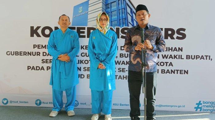 Bakal Calon Gubernur dan Wakil Gubernur Banten, Airin Rachmi Diany dan Ade Sumardi menjalani pemeriksaan kesehatan, Sabtu (31/8/2024).