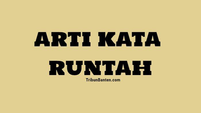 Arti Kata Runtah dalam Lagu Viral Doel Sumbang, Ternyata Maknanya