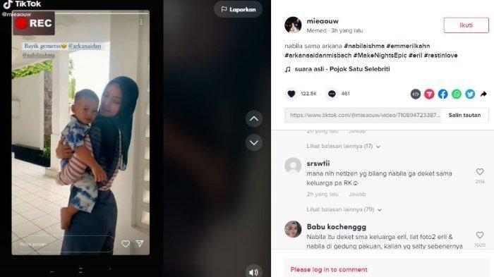Nabila Ishma Sempat Diisukan Tak Direstui Orang Tua Eril, Momen Ini ...