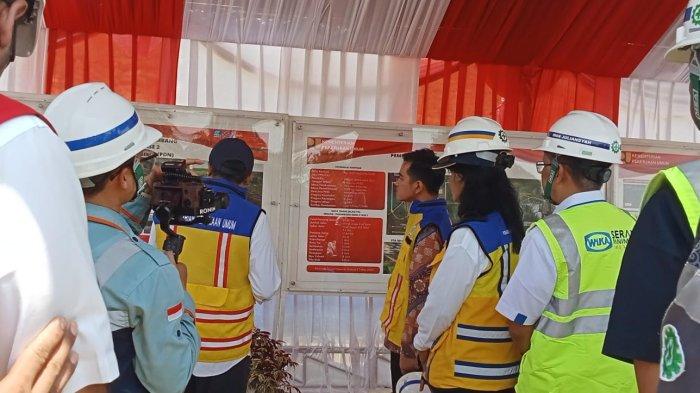 WAPRES GIBRAN - Wakil Presiden Gibran Rakabuming Raka, meninjau progres pembangunan Jalan Tol Serang-Panimbang di Kabupaten Lebak, Kamis (6/3/2025).