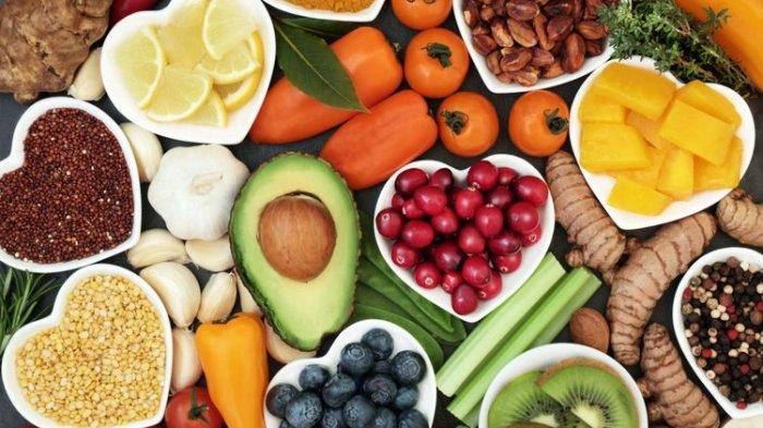 Illustrasi makanan sehat