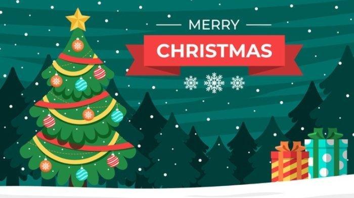 Ilustrasi Poster selamat Natal