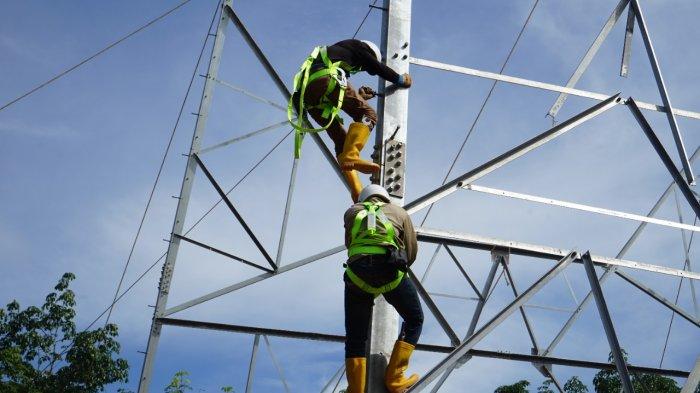 Interkoneksi sistem kelistrikan Sumatera-Bangka melalui kabel listrik segera terwujud.