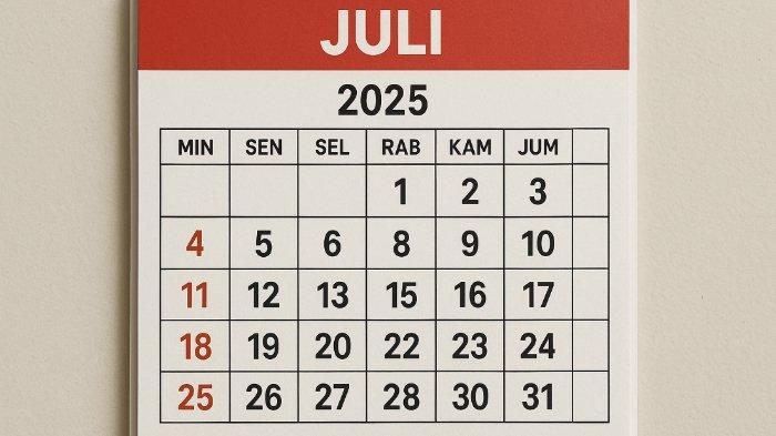 Daftar Tanggal Merah Juli 2025, Ada Hari Penting Nasional dan ...