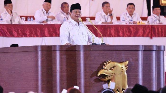 Ketua Umum Partai Gerindra yang juga Presiden RI terpilih Prabowo Subianto.