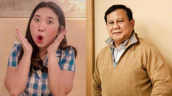 Kiky Saputri mengaku saat ini bercita-cita menjadi ibu menteri pertahanan, alias istri Prabowo Subianto.