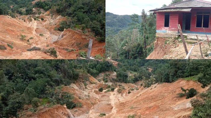 Sebanyak 52 KK yang berada di kampung Lebak Manggah, Desa Cidikit, Kecamatan Bayah, Lebak, masih tetap bertahan di rumahnya yang berpotensi longsor.