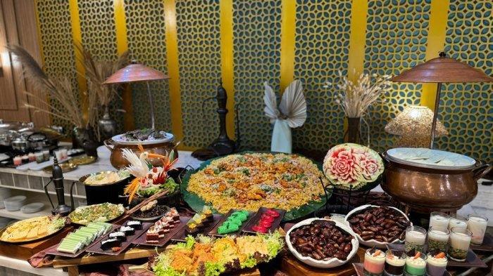 Sebagian sajian menu berbuka puasa di resto The Kaibon.