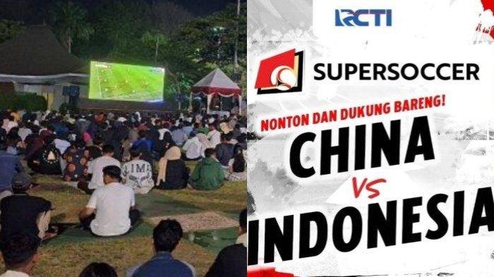 Indonesia vs China tayang di mana? Berikut ini cara nonton live streaming Kualifikasi Piala Dunia 2026 malam ini di HP dan laptop.