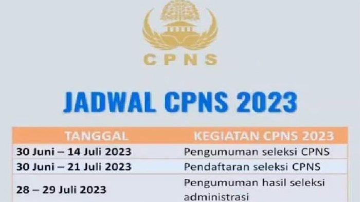 Formasi calon pegawai negeri sipil (CPNS) dan pegawai pemerintah dengan perjanjian kerja (PPPK) 2023 khusus lulusan SMA/SMK sederajat.
