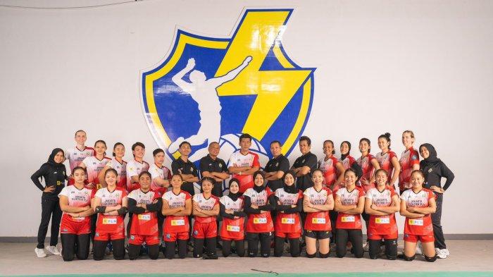 Tim voli putri Jakarta Electric PLN siap menggebrak kompetisi PLN Mobile Proliga 2024.