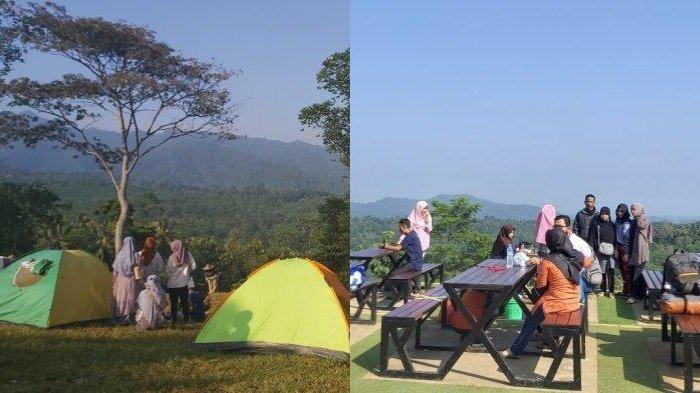 Kolase foto wisata Bukit Waruwangi
