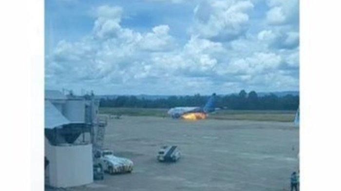 Fakta-fakta Pesawat Trigana Air Batal Terbang di Sentani Akibat Keluar Api di Sayap - Tribunbanyumas.com