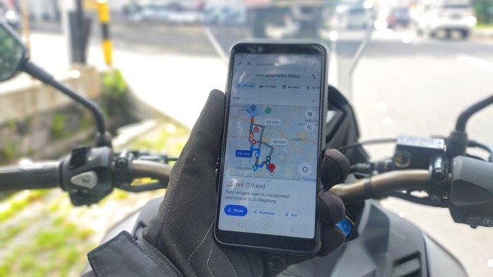 Tips Aman Bikers Gunakan Aplikasi Navigasi - Tribunbanyumas.com