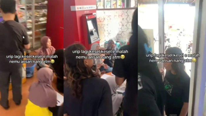 Emak-emak Arisan di Dalam Gerai ATM Banyumas