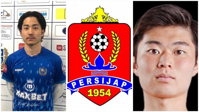 Dua pemain asing Persijap Jepara asal Jepang, Koga Tsuruhara dan Haru Nakagaki.