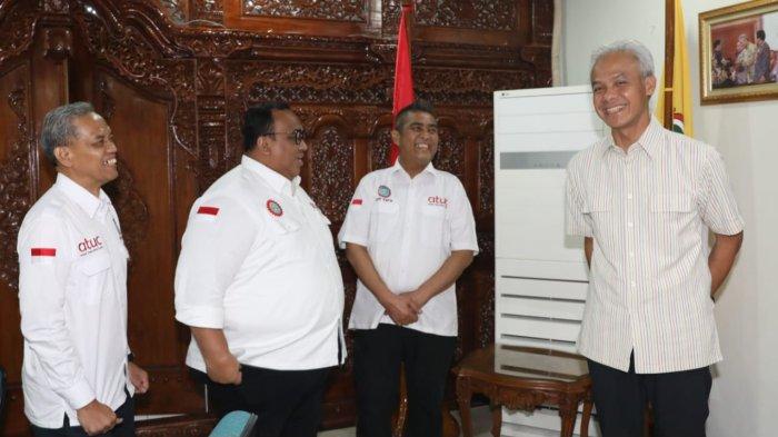 Serikat Buruh Temui Ganjar Pranowo Andi Gani Kami All Out Dukung