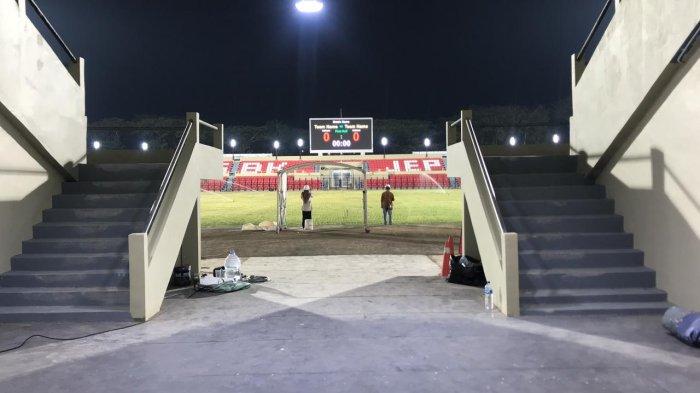 Kondisi Stadion Gelora Bumi Kartini (GBK) Jepara yang merupakan kandang dari tim Liga 2, Persijap.